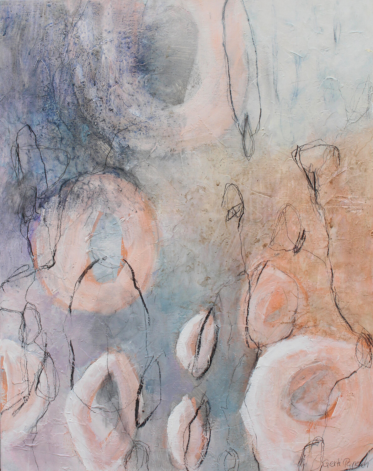 Januar Morgen Gerti Papesch Original painting for sale