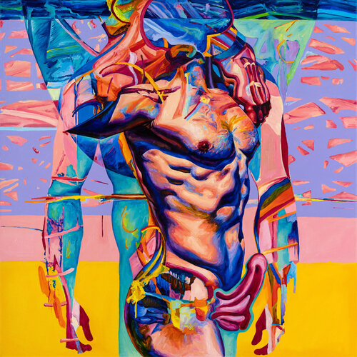 Kiss von Oleksandr Balbyshev, Malerei kaufen auf Select