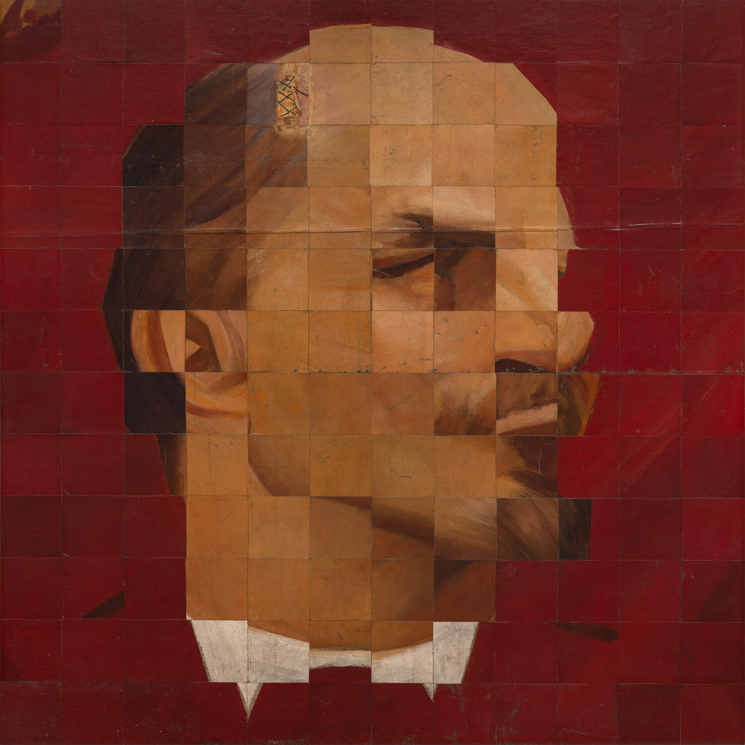 Recycled Lenin #18 Oleksandr Balbyshev Originalgemälde zu verkaufen