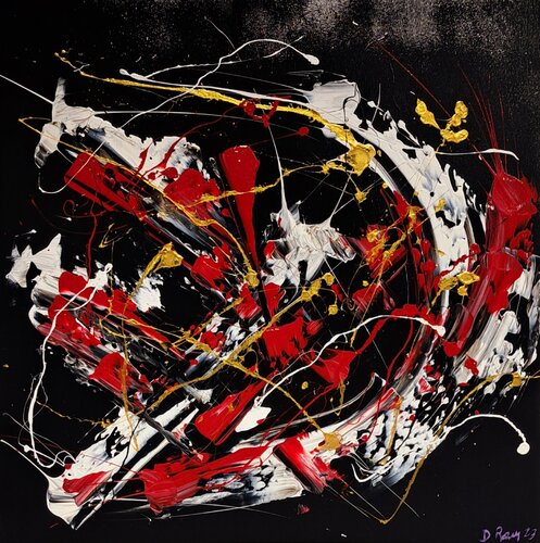 Abstracción de arte profundo D 15/23 by Diego Ramos, Painting for Sale on Select