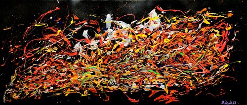 Océano Cuántico de Colores by Diego Ramos, Painting for Sale on Select