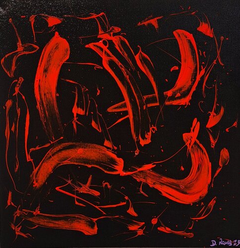 Fuevoluciòn by Diego Ramos, Painting for Sale on Select
