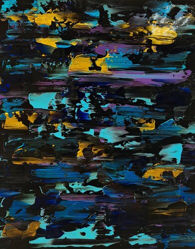 Océano Brillante by Diego Ramos, Painting for Sale on Select