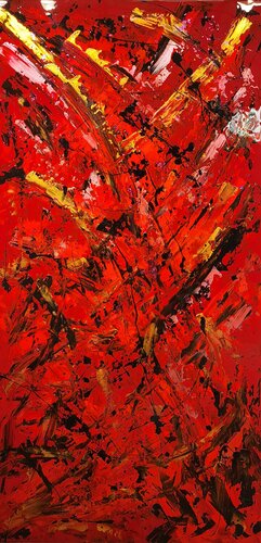 “Cuando arde el silencio” by Diego Ramos, Painting for Sale on Select