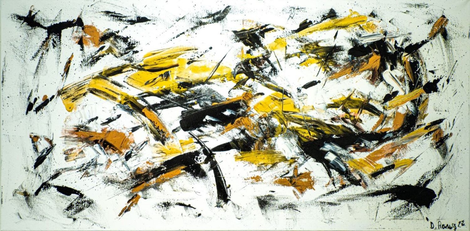 Kioto Dorado Diego Ramos Original painting for sale