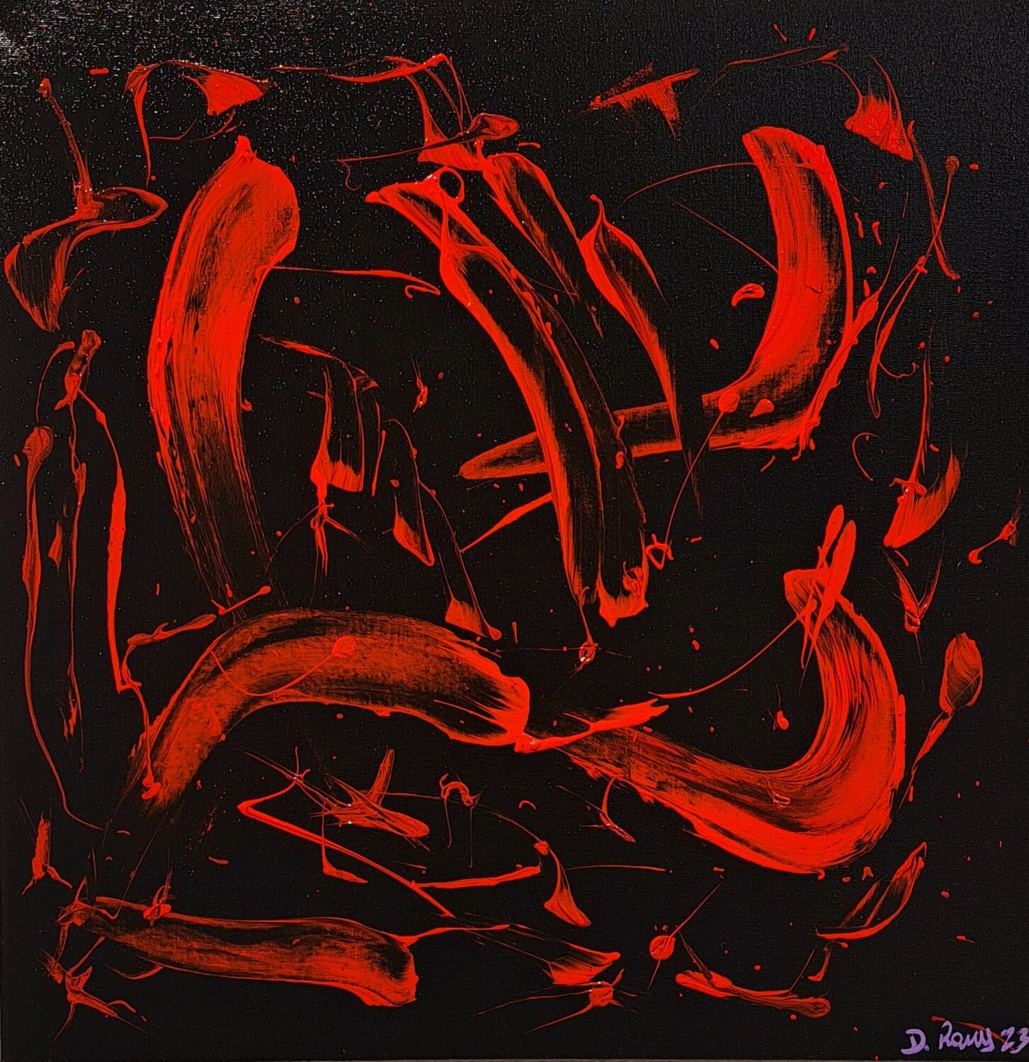 Fuevoluciòn Diego Ramos Original painting for sale