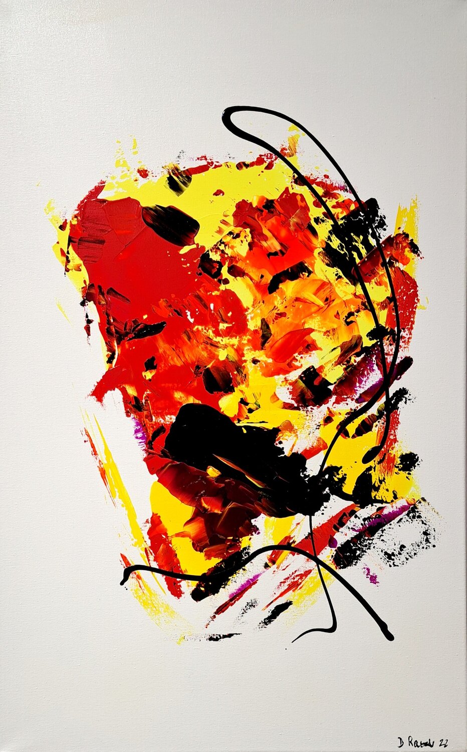 El Dierector de orquesta Diego Ramos Original painting for sale