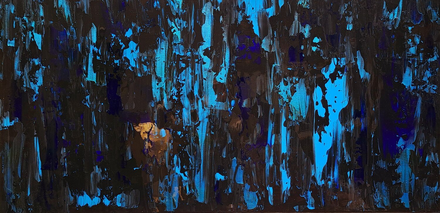 Ultramarino 2 Diego Ramos Original painting for sale