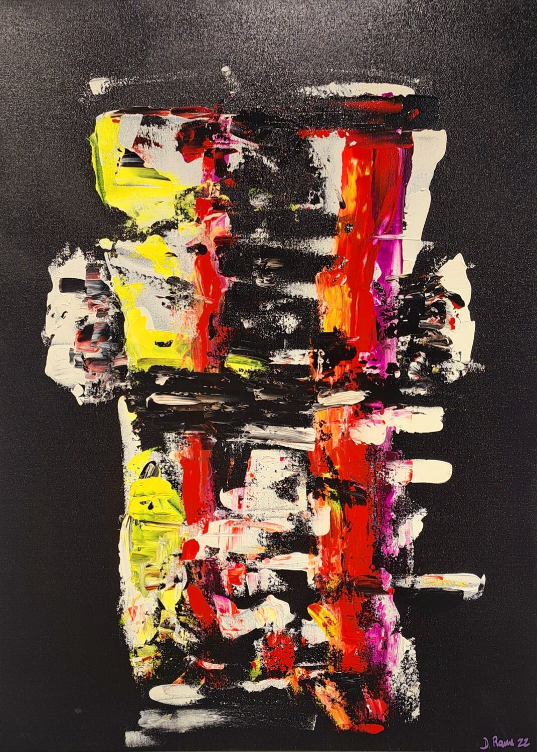 Rockstar Diego Ramos Original painting for sale