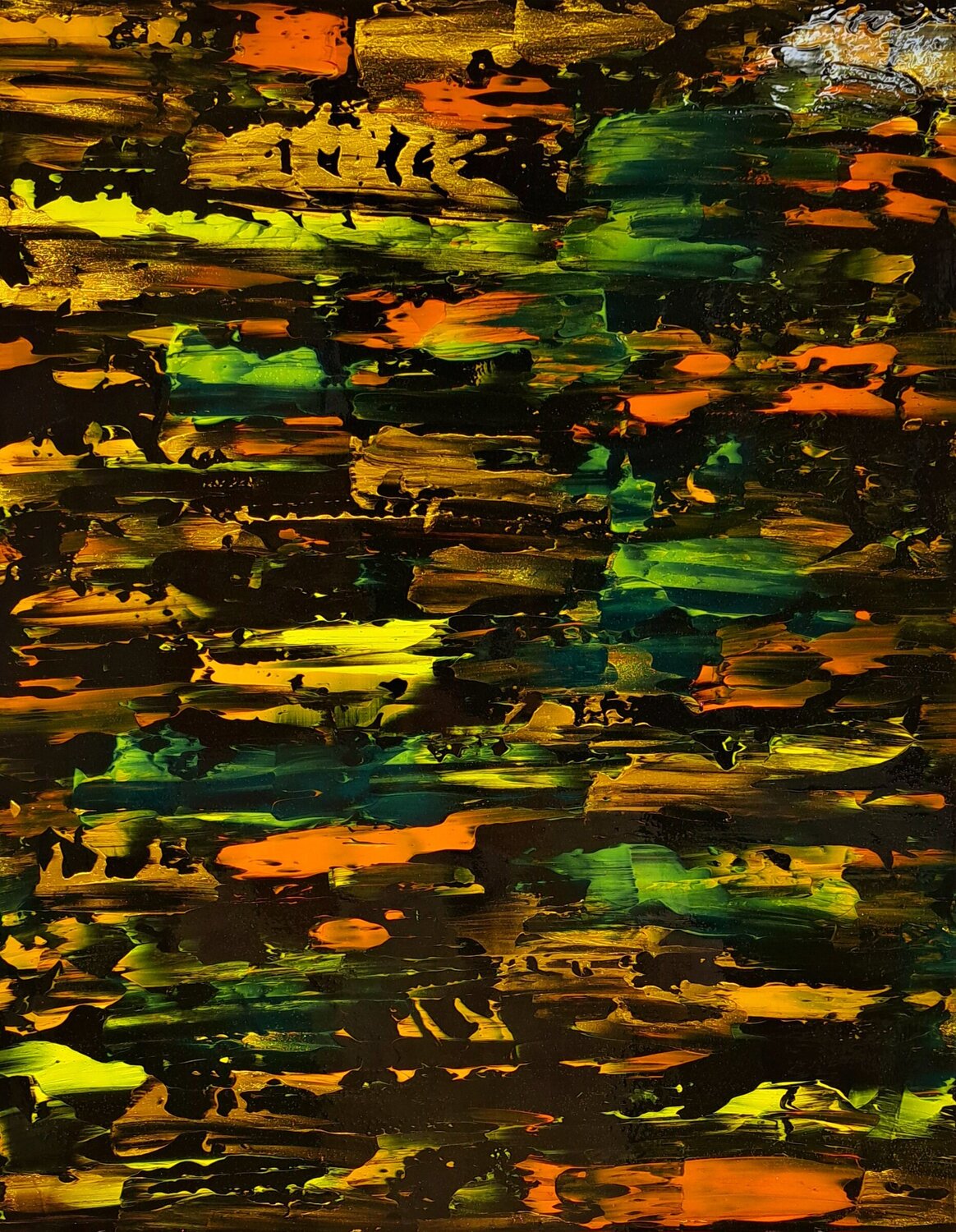 Una noche en la selva tropical Diego Ramos Original painting for sale