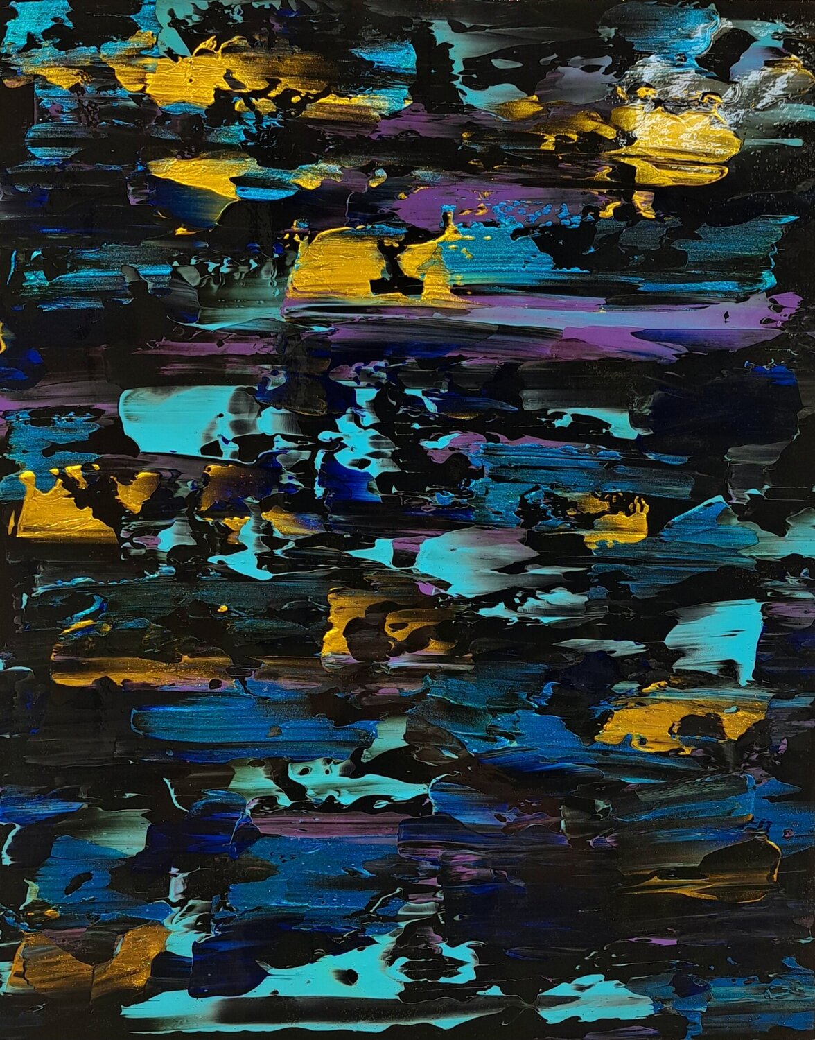 Océano Brillante Diego Ramos Original painting for sale