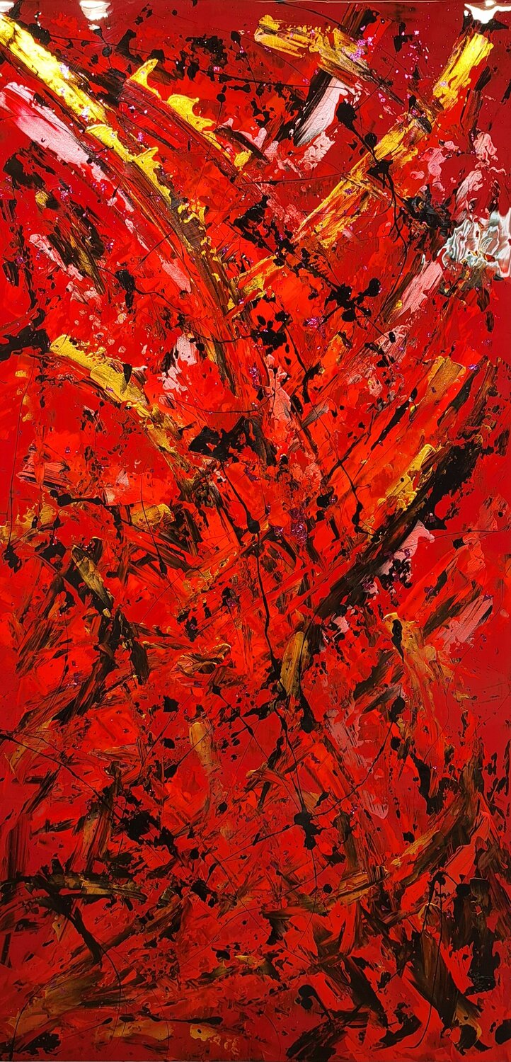 “Cuando arde el silencio” Diego Ramos Original painting for sale