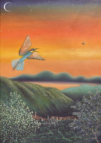 Twilight by Anne-Tjerk Mante, Painting for Sale on Select