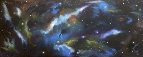Universe by Anne-Tjerk Mante, Painting for Sale on Select