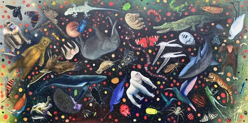 Le Carnaval Des Animaux von Anne-Tjerk Mante, Malerei kaufen auf Select