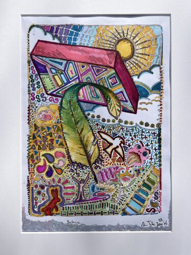 Balance by Anne-Tjerk Mante, Drawing for Sale on Select