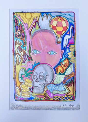 Money by Anne-Tjerk Mante, Drawing for Sale on Select