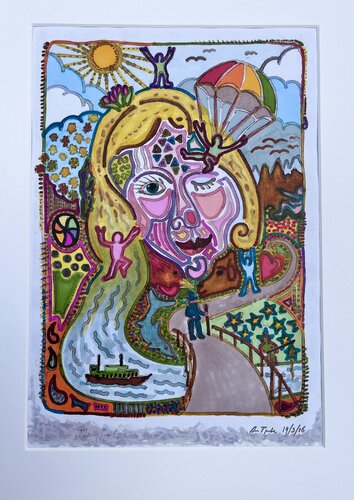Playfulness by Anne-Tjerk Mante, Drawing for Sale on Select