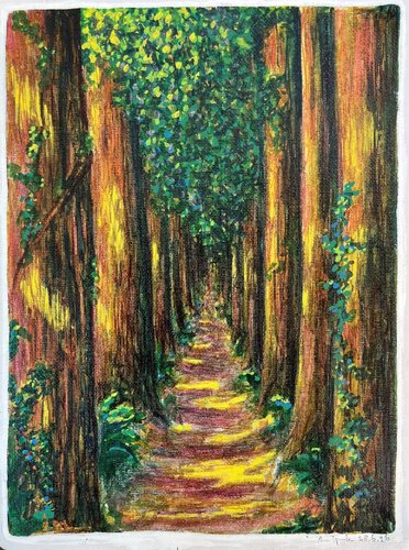 Tree Trail by Anne-Tjerk Mante, Drawing for Sale on Select