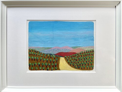 Olive trees and more von Anne-Tjerk Mante, Zeichnungen kaufen auf Select