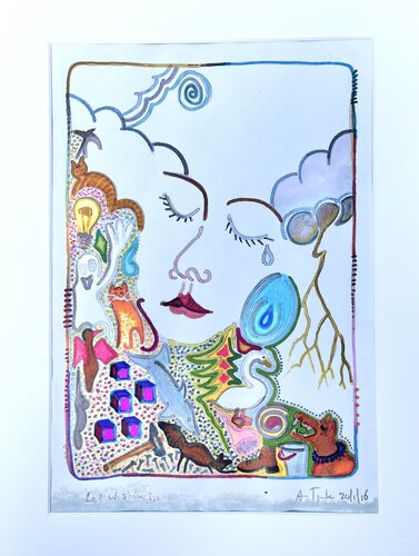 Let it sink in by Anne-Tjerk Mante, Drawing for Sale on Select