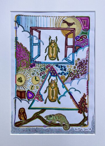 Synchronicity by Anne-Tjerk Mante, Drawing for Sale on Select