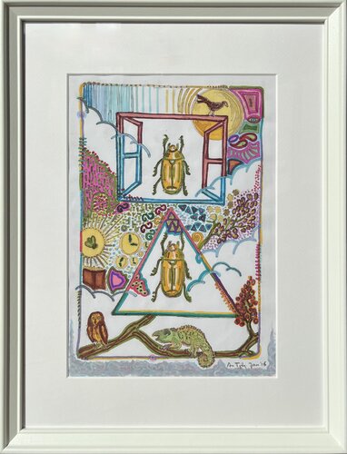 Synchronicity by Anne-Tjerk Mante, Drawing for Sale on Select