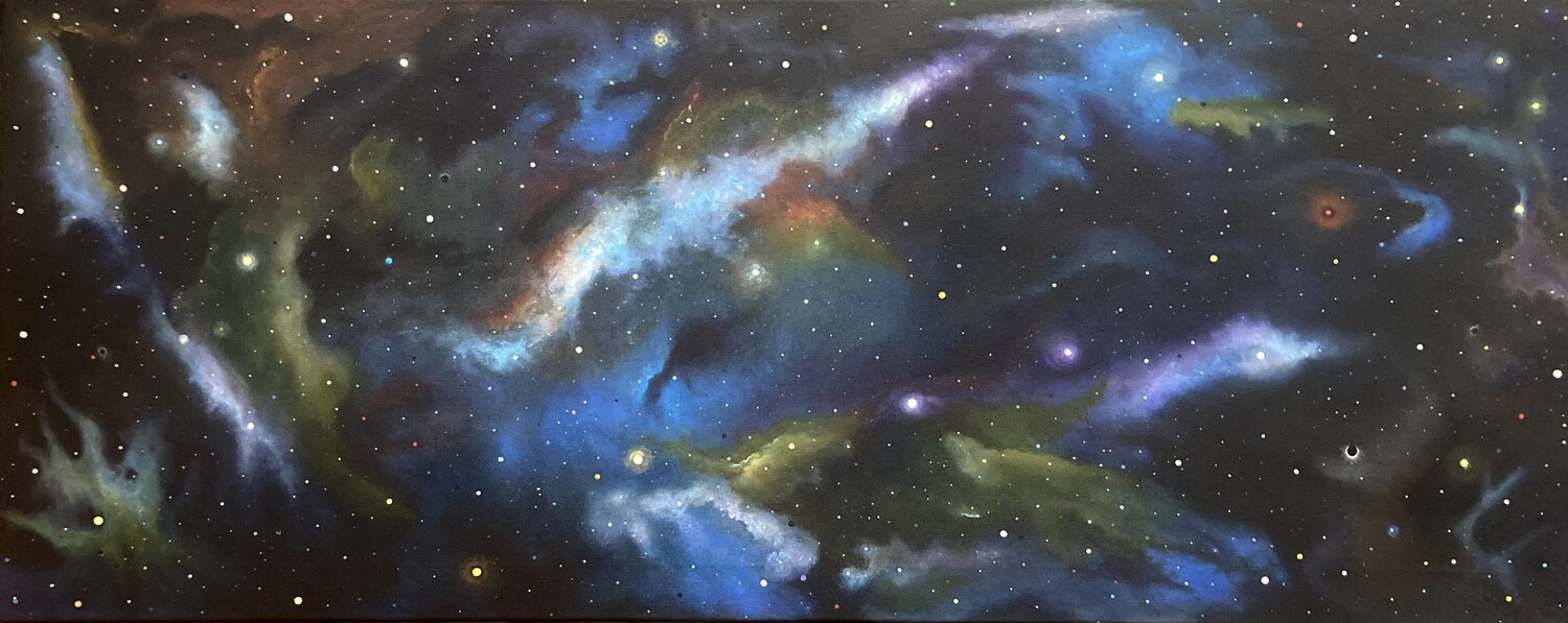 Universe Anne-Tjerk Mante Original painting for sale