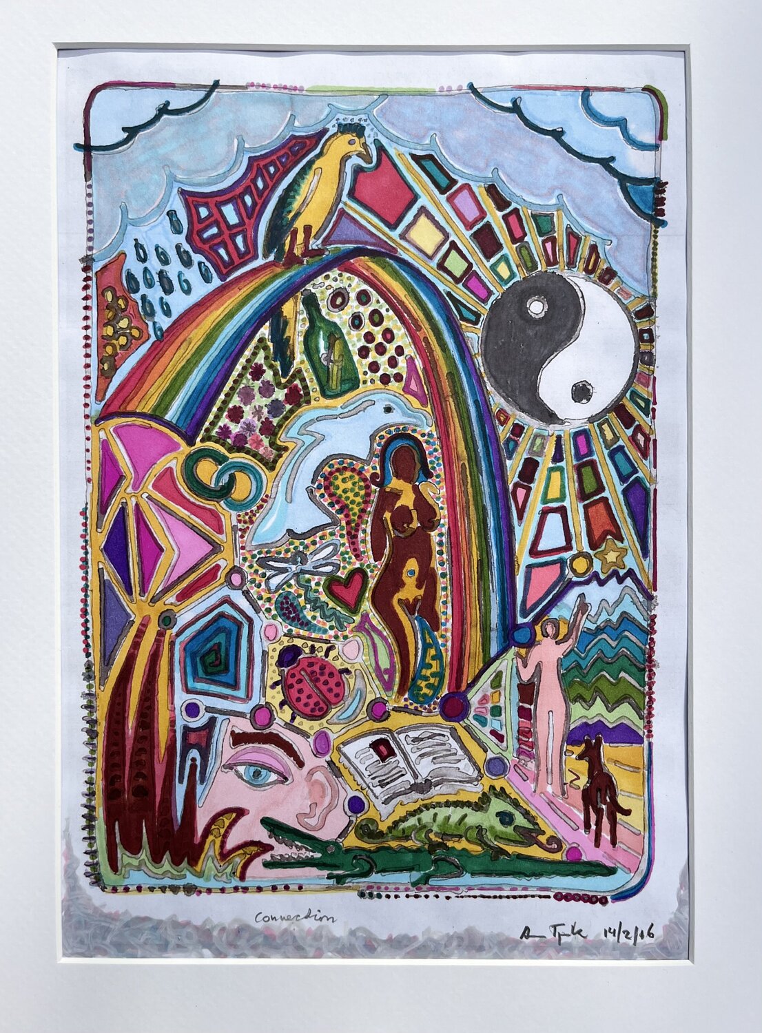 Connection Anne-Tjerk Mante Drawing for sale