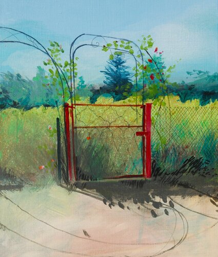 Inbetween - Coffee and Cake by Susie Wright, Painting for Sale on Select