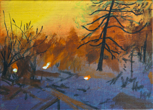 Unnatural history - Paradise burns by Susie Wright, Painting for Sale on Select