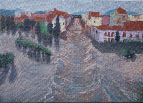 Unnatural history - Flooding and destruction Sicily by Susie Wright, Painting for Sale on Select