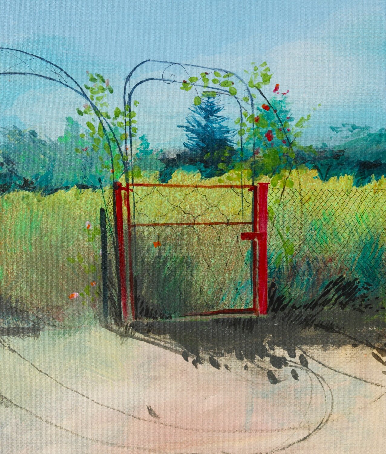 Inbetween - Coffee and Cake Susie Wright Original painting for sale