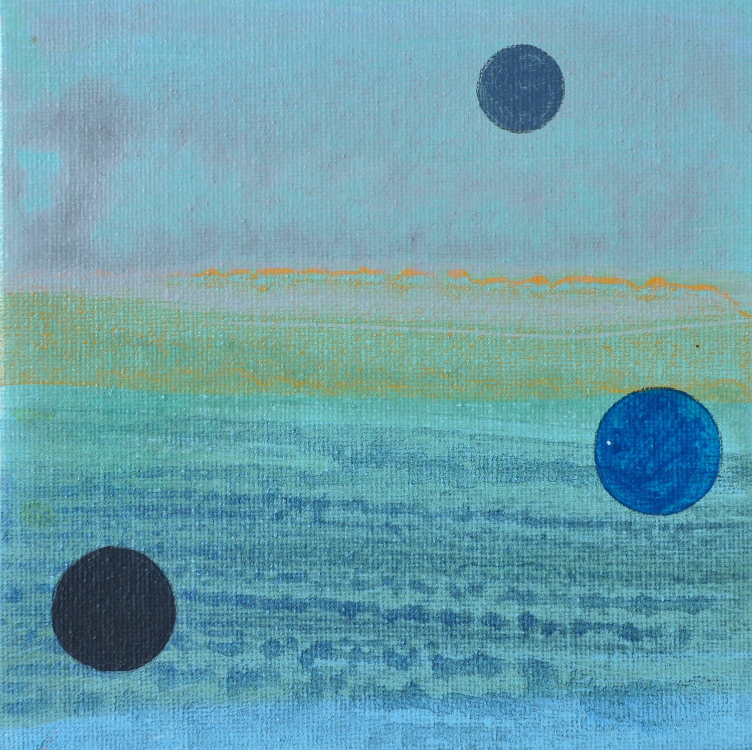 Earth Day - Planets Earth Susie Wright Original painting for sale