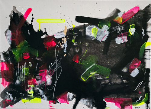 Love and hate by Camila Noris, Painting for Sale on Select