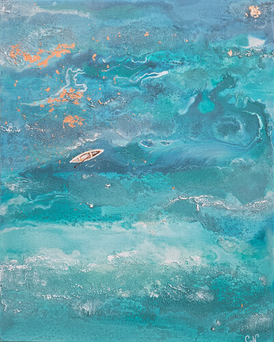 Blue Dream by Camila Noris, Painting for Sale on Select