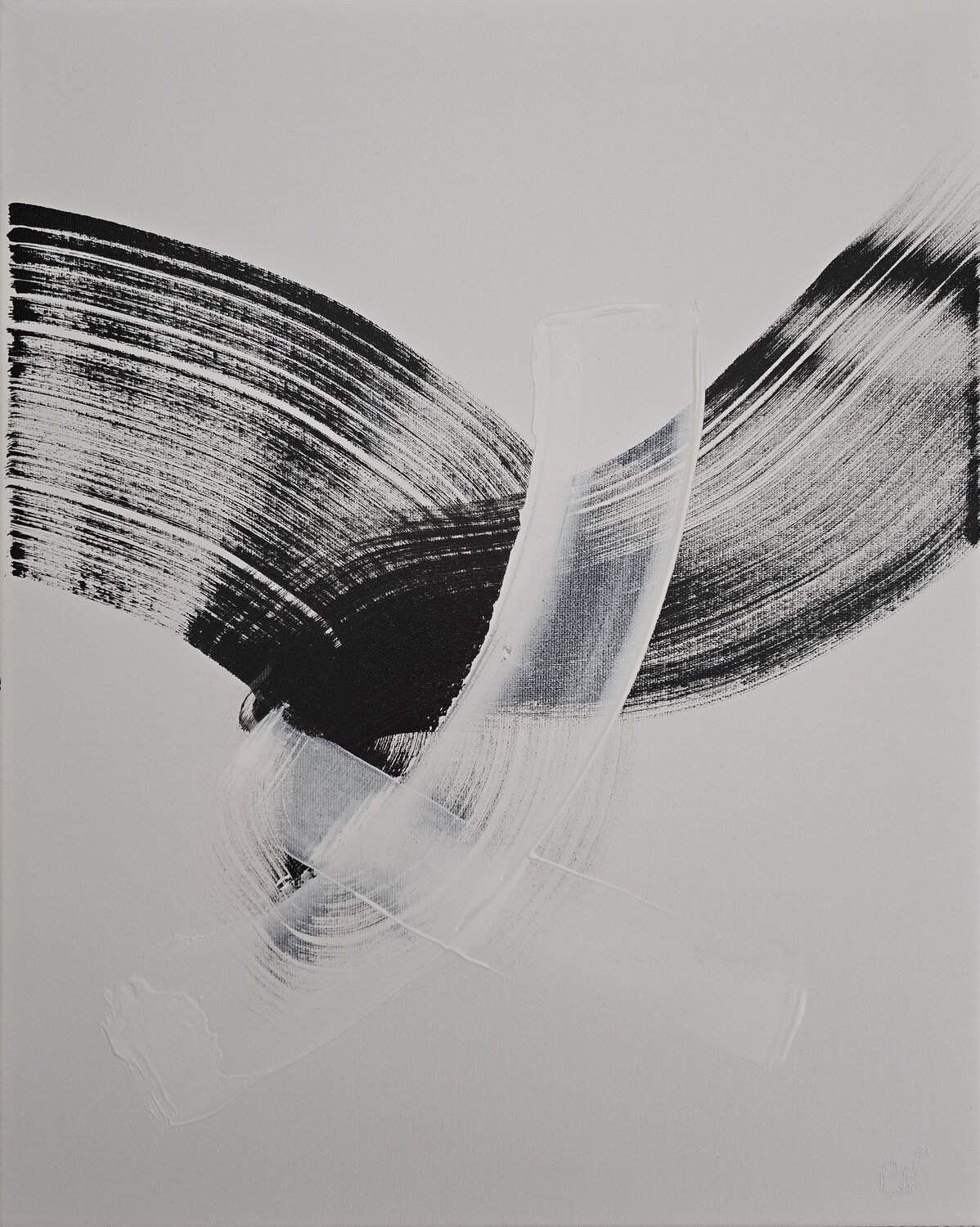 Black and white 2 Camila Noris Original painting for sale