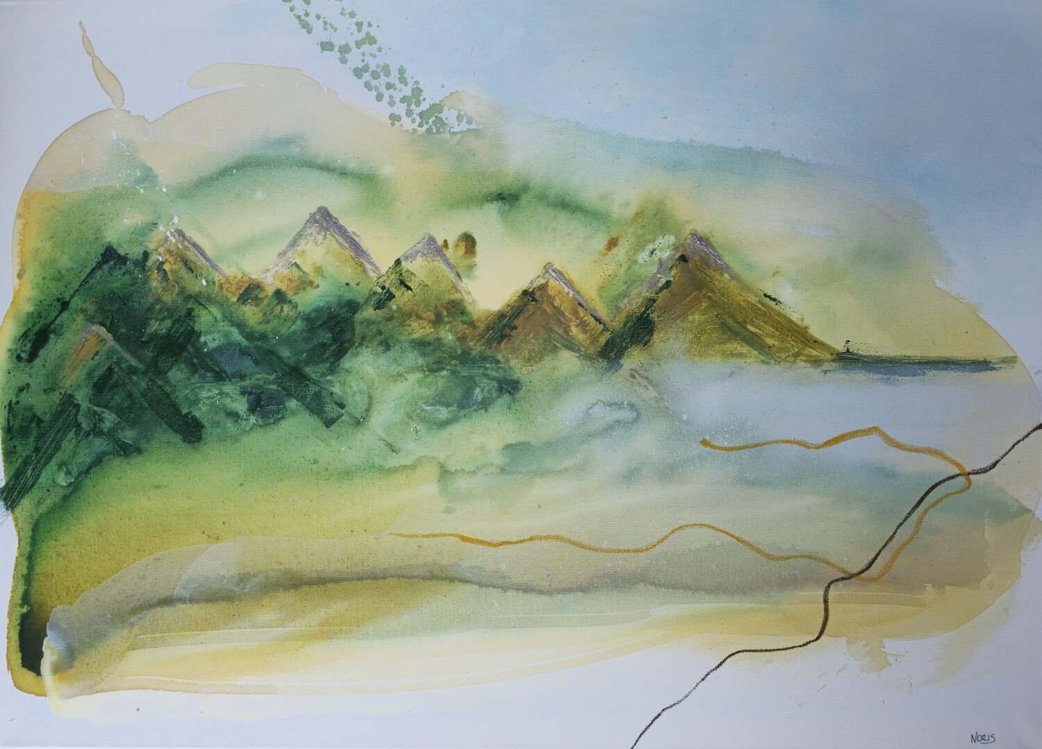 Into the wild Camila Noris Original painting for sale