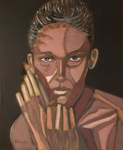 Woman III by Franck Maunoury, Painting for Sale on Select