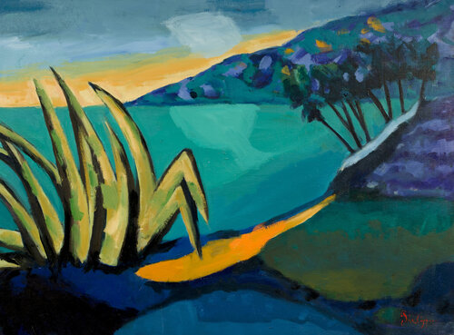 Le grain de sable by Michel Phelippeau, Painting for Sale on Select