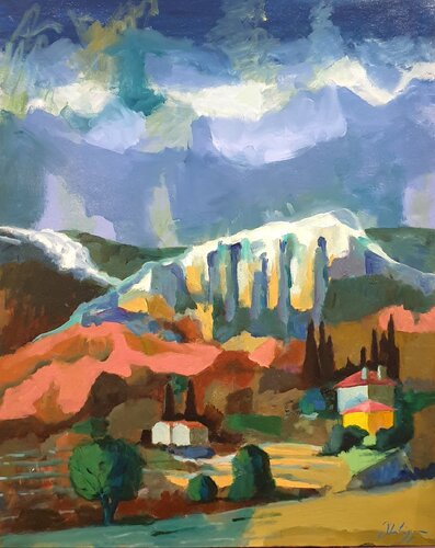 Du soleil en apparence by Michel Phelippeau, Painting for Sale on Select