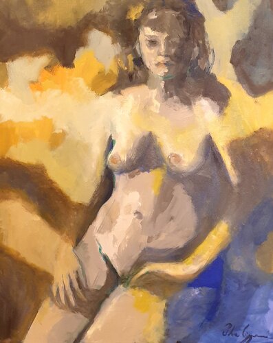 De tramontane en alizés by Michel Phelippeau, Painting for Sale on Select