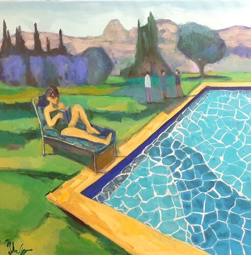 Vent de résurrection by Michel Phelippeau, Painting for Sale on Select