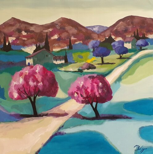 Impressions colorées by Michel Phelippeau, Painting for Sale on Select