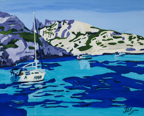 Fraicheur d'été by Michel Phelippeau, Painting for Sale on Select