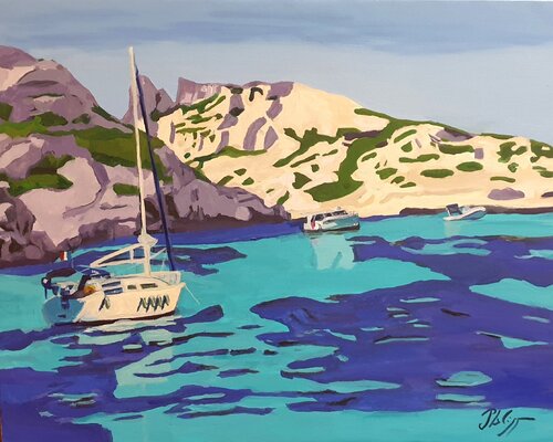Fraicheur d'été by Michel Phelippeau, Painting for Sale on Select