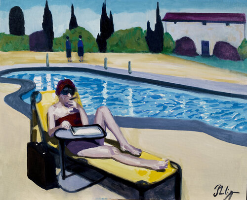 La parisienne by Michel Phelippeau, Painting for Sale on Select