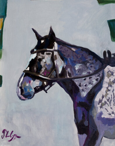 Tête de cheval by Michel Phelippeau, Painting for Sale on Select