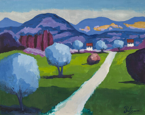 Magie de paysage by Michel Phelippeau, Painting for Sale on Select