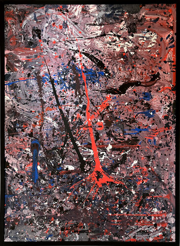 Actionpainting by Wolfgang Eberhardt, Painting for Sale on Select
